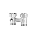 H-блок нижнего подключения Varmega 3/4"EKх3/4"EK НР-ВР, ПРЯМОЙ, для двухтрубных систем с доставкой в NAME